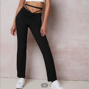 BRAND NEW black drawstring pants